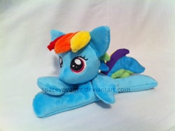 Size: 1000x747 | Tagged: safe, artist:planetplush, rainbow dash, beanie (plushie), irl, photo, plushie, solo