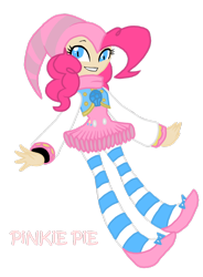 Size: 900x1226 | Tagged: safe, artist:jaquelindreamz, pinkie pie, earth pony, pony, crossover, nightmaren, nights, nights into dreams