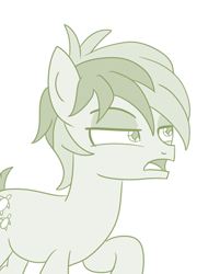 Size: 344x428 | Tagged: safe, artist:sintakhra, sandbar, earth pony, tumblr:studentsix, male, sandbar is not amused, teenager, unamused