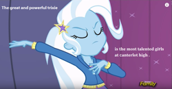 Size: 849x440 | Tagged: safe, derpibooru import, trixie, equestria girls, engrish, engrish in the description