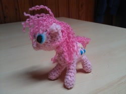 Size: 800x600 | Tagged: safe, artist:tamarad, pinkie pie, amigurumi, crochet, irl, photo, plushie, solo