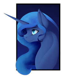 Size: 1718x2035 | Tagged: safe, artist:artistic-rainbow, princess luna, alicorn, pony, female, horn, mare, simple background, solo, transparent background