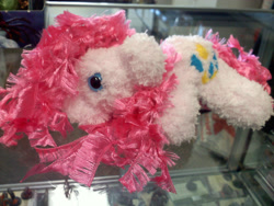 Size: 2048x1536 | Tagged: safe, artist:xanthestar, pinkie pie, amigurumi, beanie (plushie), crochet, irl, photo, plushie, solo