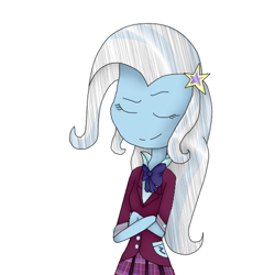 Size: 512x512 | Tagged: safe, artist:vicky181, derpibooru import, trixie, equestria girls, clothes, crystal prep academy uniform, school uniform