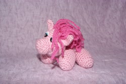 Size: 3872x2592 | Tagged: safe, artist:ldysaturn, pinkie pie, amigurumi, crochet, irl, photo, plushie, solo