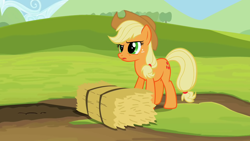 Size: 1280x720 | Tagged: safe, screencap, applejack, earth pony, pony, solo