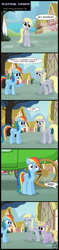 Size: 955x4016 | Tagged: safe, artist:toxic-mario, derpy hooves, dinky hooves, rainbow dash, pegasus, pony, comic, female, mare