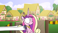 Size: 1600x900 | Tagged: safe, artist:piemations, princess cadance, shining armor, alicorn, pony, unicorn, elements of cringe, video at source, youtube link