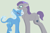 Size: 2432x1600 | Tagged: safe, artist:awkwardchiid, derpibooru import, maud pie, trixie, classical unicorn, pony, unicorn, blushing, female, leonine tail, lesbian, mare, mauxie, shipping, unshorn fetlocks, wrong cutie mark