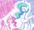 Size: 1280x1132 | Tagged: safe, artist:quarium, princess celestia, alicorn, pony, ask celestia stuff, ask princess moe-lestia, cewestia, cute, filly, long neck, self ponidox