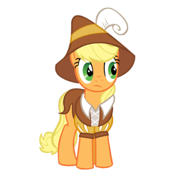 Size: 5000x5000 | Tagged: safe, artist:star-burn, applejack, smart cookie, earth pony, pony, absurd resolution, simple background, transparent background, vector