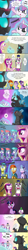 Size: 850x7625 | Tagged: safe, artist:phuocthiencreation, princess cadance, princess flurry heart, shining armor, spike, starlight glimmer, sunburst, thorax, twilight sparkle, twilight sparkle (alicorn), alicorn, changeling, dragon, pony, unicorn, the times they are a changeling, :p, :t, armor, bait and switch, barrier, c:, changeling feeding, comic, crying, crystal guard, crystal guard armor, cute, dark comedy, dilated pupils, eyes closed, eyes on the prize, floppy ears, for science, happy, heart, horrified, levitation, licking, licking lips, magic, meme, not what it sounds like, open mouth, question mark, science, science is so fascinating, scrunchy face, shivering, shrunken pupils, smiling, sweatdrop, tail wag, telekinesis, tongue out, wavy mouth, wide eyes, writing