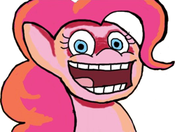 Size: 536x402 | Tagged: safe, pinkie pie, earth pony, pony, faic, rapeface, reaction image, solo