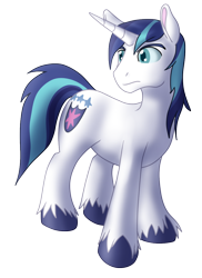 Size: 800x1100 | Tagged: safe, artist:hywther, shining armor, pony, unicorn, serious face, simple background, solo, transparent background