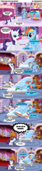 Size: 1600x6445 | Tagged: safe, artist:xtamamachanx, rainbow dash, rarity, pegasus, pony, unicorn, comic, drama queen, sofa