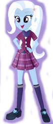 Size: 238x558 | Tagged: safe, artist:sunsetshimmer1987, derpibooru import, trixie, equestria girls, clothes, crystal prep academy uniform, school uniform