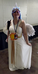 Size: 413x800 | Tagged: safe, princess celestia, human, cosplay, irl, irl human, photo, solo