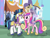 Size: 3200x2400 | Tagged: safe, artist:aurumluxetal, princess cadance, shining armor, alicorn, pony, unicorn, canterlot, female, kissing, male, shiningcadance, shipping, straight