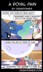 Size: 850x1416 | Tagged: safe, artist:drawponies, princess celestia, princess luna, alicorn, pony, comedy, comic, in soviet russia, moon, to the moon, trollestia