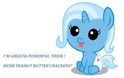 Size: 1016x640 | Tagged: safe, derpibooru import, trixie, pony, baby, baby pony, cute, diatrixes