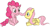 Size: 926x496 | Tagged: safe, artist:kodok37, fluttershy, pinkie pie, earth pony, pegasus, pony, blushing, female, flutterpie, lesbian, nom, shipping