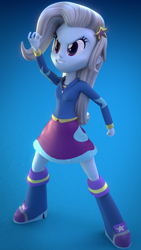 Size: 810x1440 | Tagged: safe, artist:jarg1994, derpibooru import, trixie, equestria girls, 3d, solo