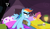 Size: 1074x614 | Tagged: safe, edit, edited screencap, screencap, rainbow dash, scootaloo, pegasus, pony, sleepless in ponyville, abuse, eyebrows, rainbow douche, scootabuse, thick eyebrows