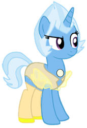 Size: 720x1051 | Tagged: safe, artist:tsundra, derpibooru import, trixie, pony, unicorn, female, mare, simple background, solo, steven universe, transparent background, yellow pearl (steven universe)