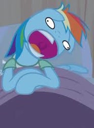 Size: 193x261 | Tagged: safe, edit, edited screencap, screencap, rainbow dash, pegasus, pony, read it and weep, faic, open mouth, sweetie derelle, volumetric mouth