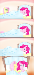 Size: 1980x4400 | Tagged: safe, artist:drjhordan, fluttershy, pinkie pie, earth pony, pegasus, pony, comic, female, flutterpie, lesbian, shipping, sleeping