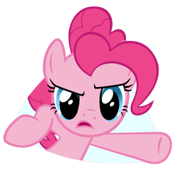 Size: 5000x5000 | Tagged: safe, artist:drdraze, pinkie pie, earth pony, pony, absurd resolution, simple background, solo, transparent background, vector