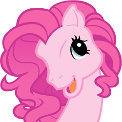 Size: 1000x1000 | Tagged: safe, artist:draikjack, pinkie pie, earth pony, pony, too many pinkie pies, spoiler:s03, pinkie blind, simple background, transparent background, vector