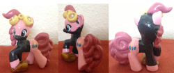 Size: 1000x420 | Tagged: safe, artist:ladydraconic, pinkie pie, pony, the crystal empire, custom, goggles, irl, photo, pinkie spy, solo, toy