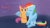 Size: 1920x1080 | Tagged: safe, artist:verminshy, rainbow dash, scootaloo, pegasus, pony, night, smiling, winghug