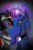 Size: 1000x1500 | Tagged: safe, artist:ghostfacenikol, king sombra, princess luna, alicorn, pony, unicorn, blushing, lumbra, male, shipping, straight