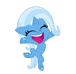 Size: 6200x6048 | Tagged: safe, artist:emeraldblast63, derpibooru import, trixie, pony, unicorn, g4, my little pony: pony life, spoiler:my little pony: pony life, chibi, cute, excited, g4 to g4.5, simple background, transparent background, vector