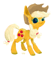 Size: 1037x1142 | Tagged: safe, artist:cygaj, applejack, earth pony, pony, solo