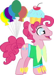 Size: 594x815 | Tagged: safe, artist:chowsupr334, bubble berry, pinkie pie, earth pony, pony, clothes, dress, gala dress, rule 63, simple background, transparent background