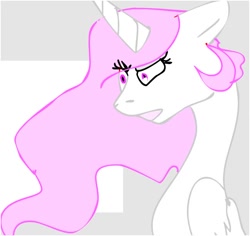 Size: 658x622 | Tagged: safe, princess celestia, alicorn, pony, female, mare, pink mane, solo, white coat, white wings, wings