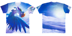 Size: 2000x1000 | Tagged: safe, artist:tsitra360, rainbow dash, pegasus, pony, clothes, official, shirt, welovefine