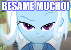 Size: 613x435 | Tagged: safe, derpibooru import, edit, edited screencap, screencap, trixie, better together, equestria girls, forgotten friendship, caption, image macro, spanish, text