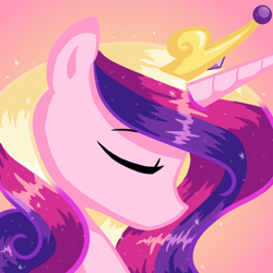 Size: 1000x1000 | Tagged: safe, artist:lortstreet54, princess cadance, alicorn, pony, bust, portrait, solo