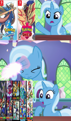 Size: 640x1080 | Tagged: safe, artist:mega-poneo, derpibooru import, edit, edited screencap, screencap, trixie, all bottled up, bowser, exploitable meme, luigi, magic, mario, mario and luigi, meme, paper mario, pokemon sword and shield, pokémon, transformation, trixie fixing meme, video game