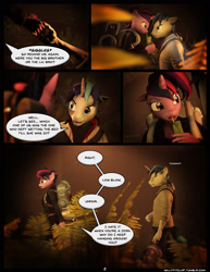 Size: 1280x1656 | Tagged: safe, artist:willitfit, shining armor, twilight sparkle, anthro, comic:columns of insanity, 3d, alternate hairstyle, choose your own adventure game, comic, cyoa, female, implied incest, implied shiningsparkle, incest, infidelity, male, punklight sparkle, shiningsparkle, shipping, straight, twicest