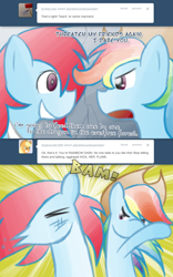 Size: 800x1280 | Tagged: safe, artist:feather, rainbow dash, pegasus, pony, ask, ask rainbow danger dash, tumblr