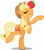 Size: 6172x7000 | Tagged: safe, artist:canon-lb, applejack, earth pony, pony, absurd resolution, apple, obligatory apple