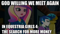 Size: 703x405 | Tagged: safe, screencap, dean cadance, princess cadance, equestria girls, friendship games, alumnus shining armor, hilarious in hindsight, image macro, meme, movie reference, spaceballs the tag