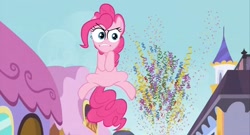 Size: 960x518 | Tagged: safe, edit, edited screencap, screencap, pinkie pie, earth pony, pony, the crystal empire, special eyes