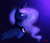 Size: 1450x1250 | Tagged: safe, artist:miokomata, princess luna, alicorn, pony, female, horn, looking up, mare, solo