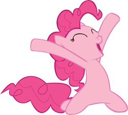 Size: 6000x5402 | Tagged: safe, artist:chrisgotjar, pinkie pie, earth pony, pony, a friend in deed, absurd resolution, simple background, solo, transparent background, vector